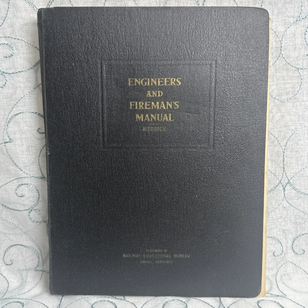 1941 Engineers And Fireman's Manual With Study Guide
